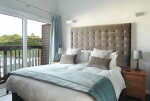Coastal Style Master Ensuite at Retallack Resort five star hospitality design by Spinriver Design interior designers Cornwall